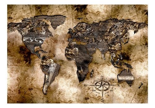 Fototapeta - Stara mapa świata 400x280 na Arena.pl