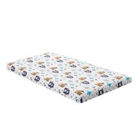 Prześcieradło z gumką na materace do łóżeczek dziecięcych 120x60 miś i lis