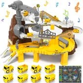 Zestaw zabawek 8 Sztuk Samochodzików Tor Wyścigowy dla dzieci 3-9 lat