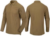 BLUZA MĘSKA BEZ KAPTURA POLO RANGE HELIKON TERMOAKTYWNA SZYBKOSCHĄCA COYOTE