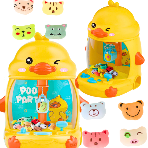 Duża Gra Zręcznościowa Kaczka Automat Maszyna Do Łapania Zabawek LED Muzyka na Arena.pl