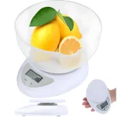Waga kuchenna elektroniczna cyfrowa misa z miarką 5kg lcd dokładna