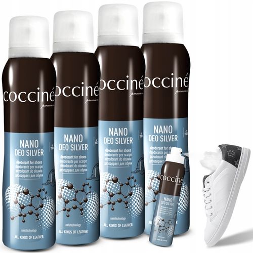 4x COCCINE NANO DEZODORANT ODŚWIEŻACZ BUTÓW 150 ml na Arena.pl