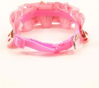 obroża dla psa xl regulowana różowa w mikołaje