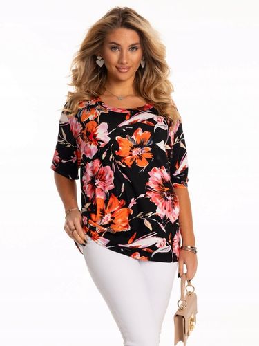 Modna Wygodna Piękna Luźna BLUZKA DAMSKA Plus Size Dużo Rozmiarów na Arena.pl