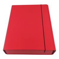 teczka BOX 5 cm z gumką czerwona