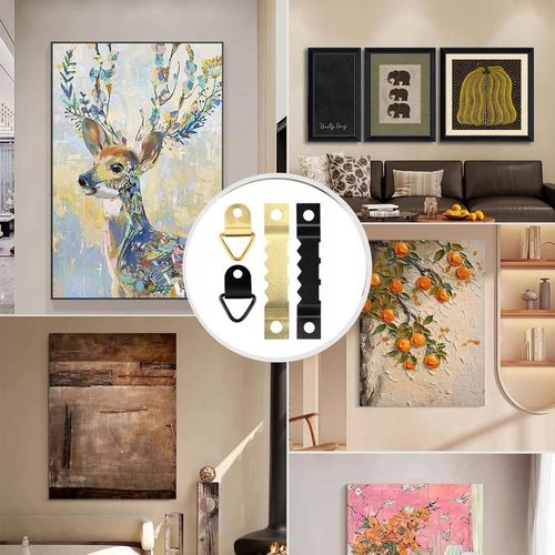 251 Zestaw Haków Do Wieszania Obrazów Z Wkrętami, Wieszaki Do Ramki i na Arena.pl