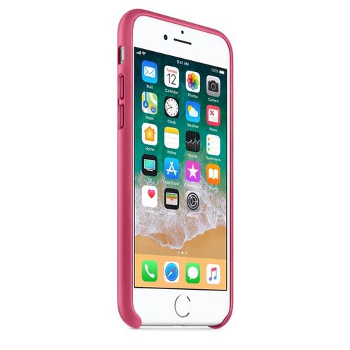 Apple iPhone 8 / 7 Leather Case - Pink Fuchsia na Arena.pl