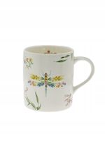 KUBKI KUBEK CERAMICZNY 300 ml wzór Motyla i Ważki PAPILLON ZESTAW 2 SZTUK