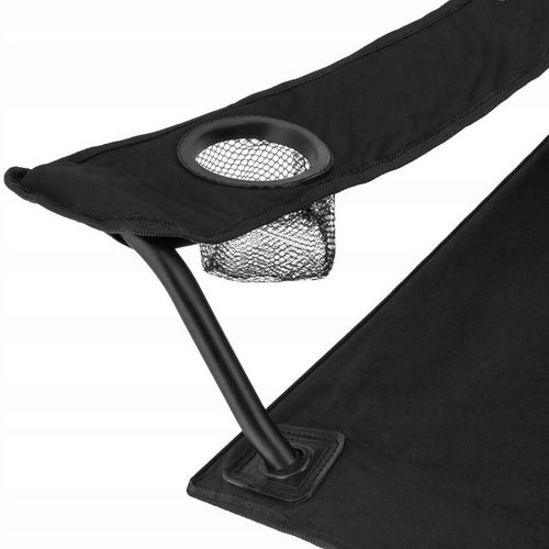 Krzesło Turystyczne Plażowe Ogrodowe Z Oparciem Kempingowe + Pokrowiec na Arena.pl