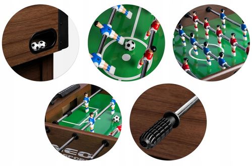 STÓŁ DO PIŁKARZYKÓW PIŁKARZYKI STOŁOWE PREZENT 22 ZAWODNIKÓW NEO-SPORT na Arena.pl