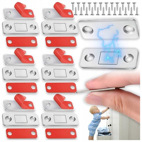 MAGNES DO DRZWI SZAFY PRZESUWNEJ MOCNE MAGNESY DO SZAFEK SZUFLAD na Arena.pl