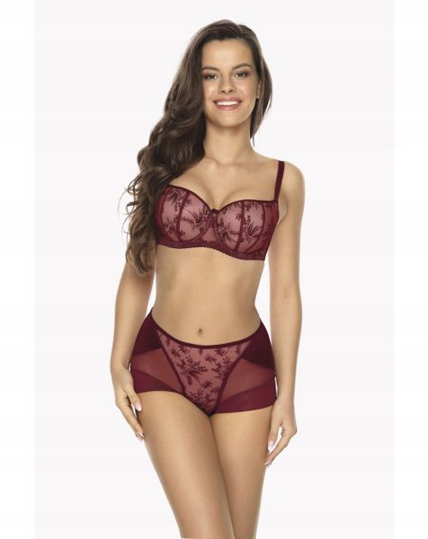 Biustonosz full cup GAIA JESSI 1036, Bordo, 75C zdjęcie 3