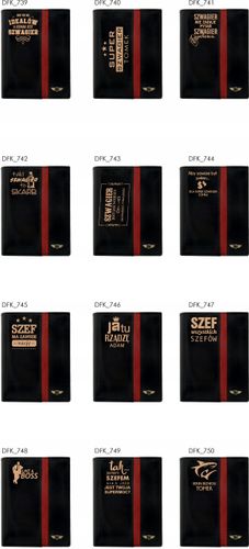 Portfel z grawerem TWÓJ TEKST personalizowany IMIĘ na Arena.pl