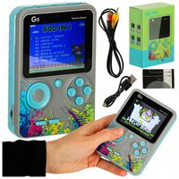 MINI KONSOLA PRZENOŚNA DO GIER DLA DZIECI RETRO 500 GIER WIDEO GAME BOX