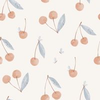 Tapeta Wisienki W126 270 cm płótno