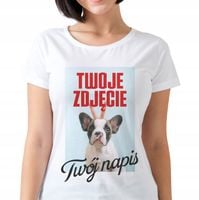 Koszulka ZAPROJEKTUJ WŁASNY NADRUK KREATOR TWOJE ZDJĘCIE GRAFIKA NAPIS XS