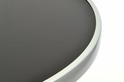 Garden Bistro stół składany z blatem szklanym - srebrny na Arena.pl