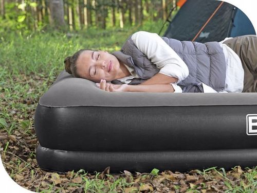 Materac Dmuchany Dwuosobowy Łóżko do Spania z Pompką USB Bestway 671BU na Arena.pl