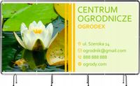 BANER REKLAMOWY 100x50cm gotowe projekty różne wzory CENTRUM OGRODNICZE