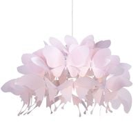 LAMPA wisząca FARFALLA LP-MD088-3439A/1P RÓŻOWY Light Prestige dekoracyjna OPRAWA zwis motyle różowe