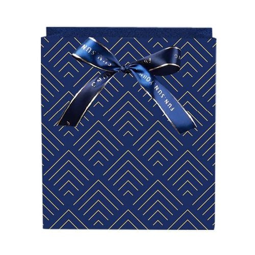 Torebka na prezent granatowa mała na Arena.pl