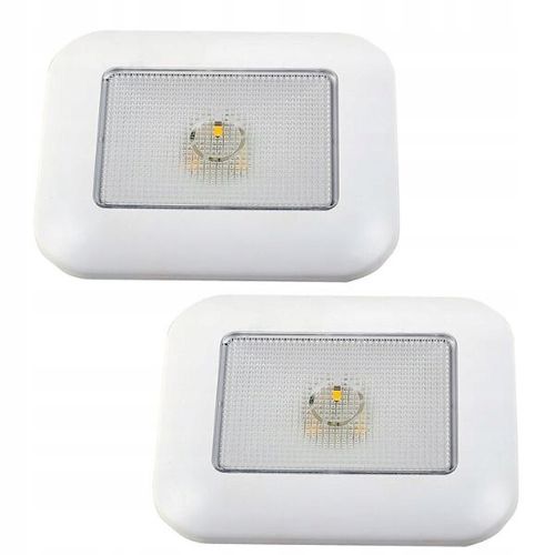 LETHE Zestaw 2 sztuk Akumulatorowa lampka podszafkowa Led na Arena.pl