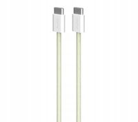 Kabel Przewód Puro USB-C do USB-C 60W 1,5 metra Żółty