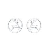 Kolczyki Srebro 925 Rodowane Mini Kst1839