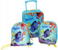 ZESTAW DLA DZIECKA 3W1 WALIZKA+PLECAK+WOREK DORY I NEMO II GATUNEK PRZECENA
