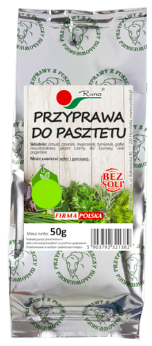 RUNO PRZYPRAWA DO PASZTETU 50G na Arena.pl