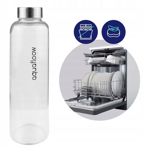Szklana butelka AquaFloow z etui 700ml bidon szklany na wodę napoje na Arena.pl