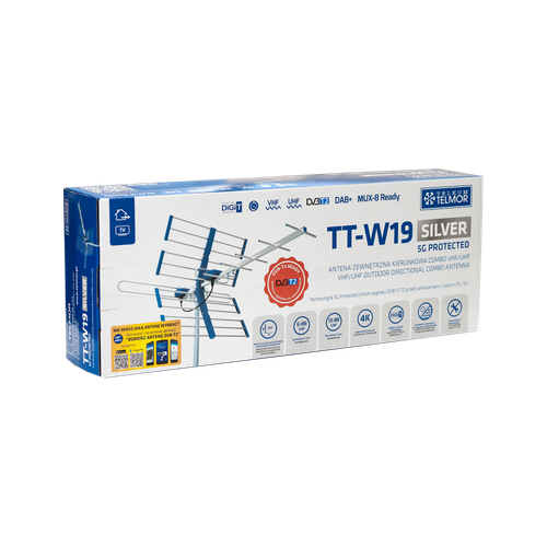 Antena TV TT W19 Silver COMBO 5G Protected Telkom Telmor na Arena.pl