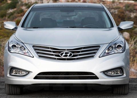 Hyundai Azera - Chromowane Listwy Grill Chrom Atrapy Zderzaka Tuning zdjęcie 1