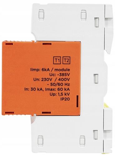 OGRANICZNIK OCHRONNIK PRZEPIĘĆ 3-FAZ B+C T1 T2 4P 6kA AC na Arena.pl