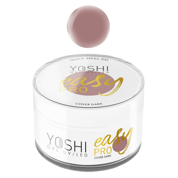 YOSHI Żel budujący do paznokci Easy PRO - COVER DARK - 15ml zdjęcie 3