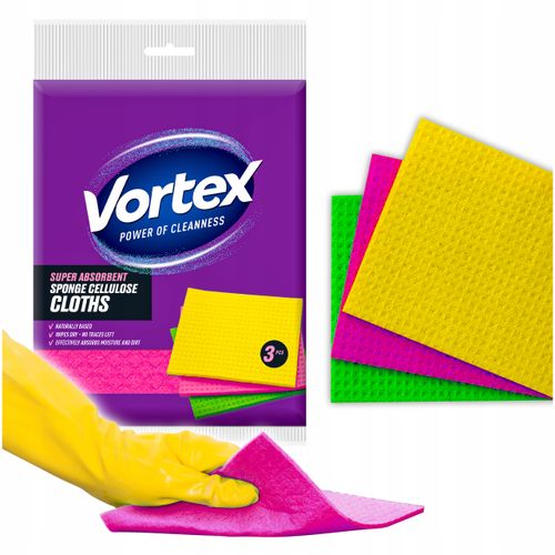 vortex ściereczki gąbczaste 3 szt. na Arena.pl