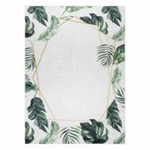 RUG/LU/ARLEN/LEAVES2/WHITE+GREEN/80x150