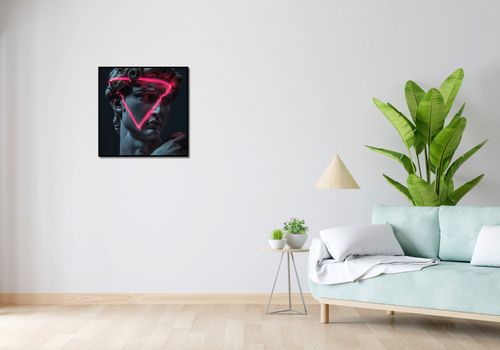 Plakat 60x60cm Neonowy Renesans na Arena.pl