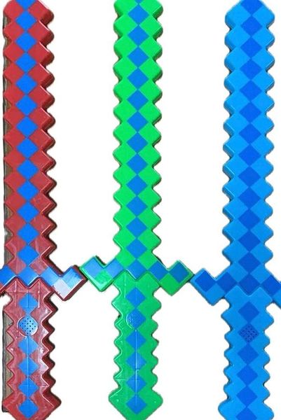 Pikselowe miecz Minecraft - różne kolory zdjęcie 1
