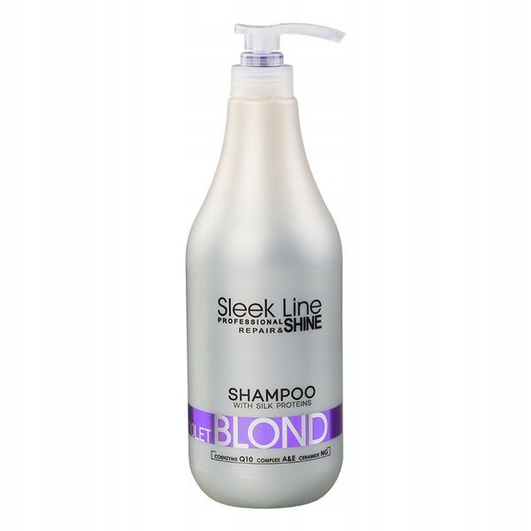 STAPIZ Szampon + Maska do włosów VIOLET BLOND 2x1000ml + Pompka zdjęcie 2