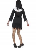 Strój zakonnica zakonnicy zombie halloween S