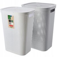 Curver 231008 kosz na bieliznę Infinity 60L, jasny