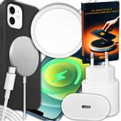 ŁADOWARKA INDUKCYJNA BEZPRZEWODOWA DO IPHONE MAGSAFE APPLE KOMPLET 20W QI