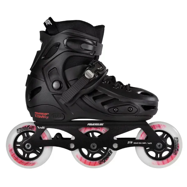 Rolki Powerslide Khaan Junior Pro Adj. Black 31-34 zdjęcie 1