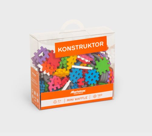 KLOCKI WAFLOWE MINI 140 ELEM. WAFFLE MINI RAIBUD na Arena.pl