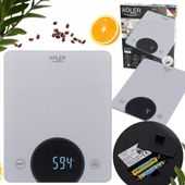 Waga Kuchenna Adler Ad3173S Precyzyjna Srebrna 10Kg