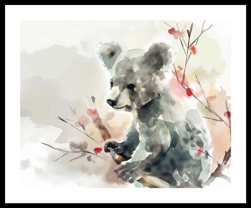 Plakat 50x40cm Akwarelowa Koala na Arena.pl
