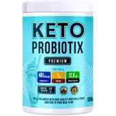 KETO PROBIOTIX 120G PROSZEK WSPOMAGAJĄCY DIETĘ KETO I ZDROWIE JELIT FIT
