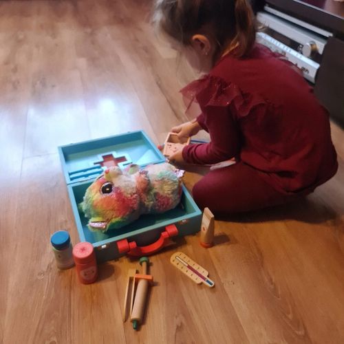 Drewniany Zestaw Małego Doktora Lekarz Dentysta dla Dzieci Prezent na Arena.pl